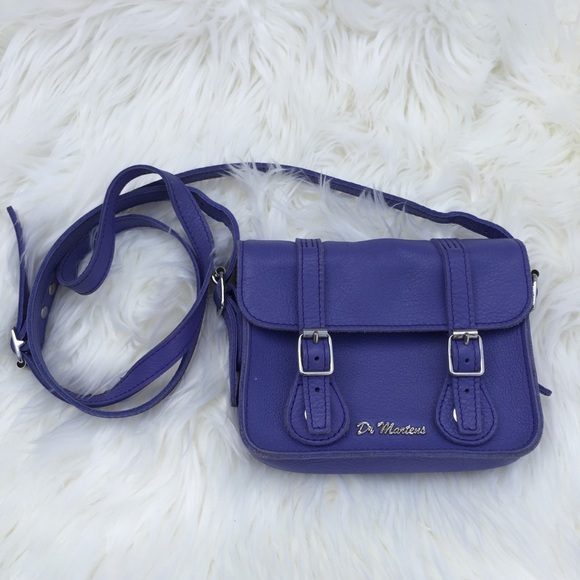 Dr. Martens Handbags - Rare Dr Martens Purple 7" Satchel Crossbody Bag